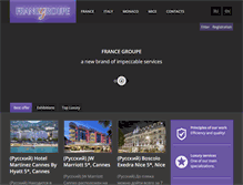 Tablet Screenshot of francegroupe.com